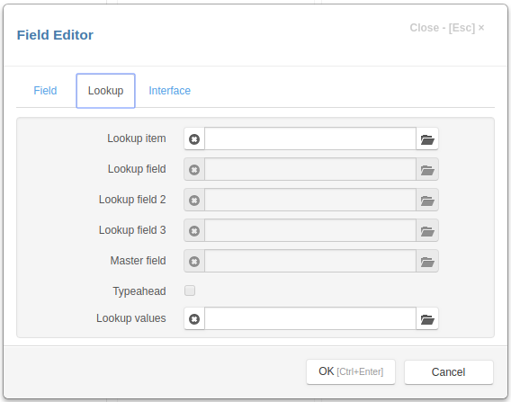 Cutomer lookup tab